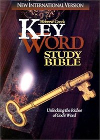Bib the Hebrew-Greek Key Word Study Bible  Niv Bonded Burgundy Lthr. Plain