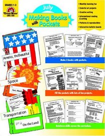 July: Making Books with Pockets: Grades 1-3