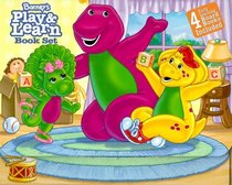 Barney's Play  Learn Book Set: Bedtime for Baby Bop, In, Out and All Around, Barney Plays Nose to Toes, Bj's Fun Week