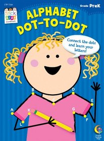 Alphabet: Dot-to-Dot Stick Kids Workbook, Grade PreK (Stick Kids Workbooks)