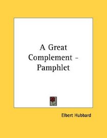 A Great Complement - Pamphlet