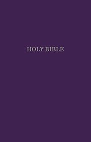 KJV, Gift and Award Bible, Leather-Look, Purple, Red Letter Edition, Comfort Print