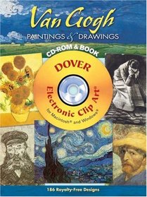 Van Gogh Paintings and Drawings CD-ROM and Book (Full-Color Electronic Design Series)