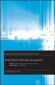 Early Modern Philosophy Reconsidered (Midwest Studies in Philosophy (MISP))
