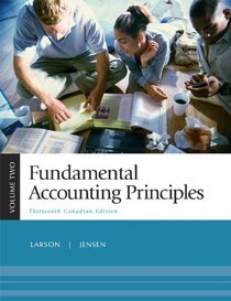Fundamental Accounting Principles, Volume 2, Thirteenth CDN Edition with Connect Access Card