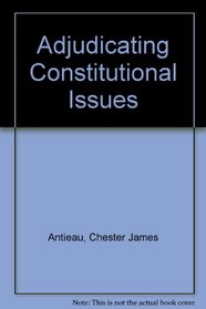 Adjudicating Constitutional Issues