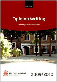 Opinion Writing 2009-2010 (Bar Manuals)
