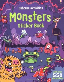 Monsters Sticker Book (Usborne Sticker Books)
