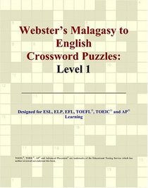 Webster's Malagasy to English Crossword Puzzles: Level 1