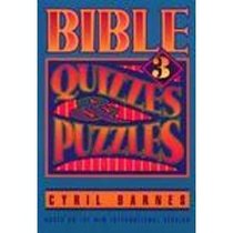 Bible Quizzes and Puzzles 3: Based on the New International Version