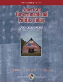 American Government and Politics Today : The Essentials 2004-05 - With CD