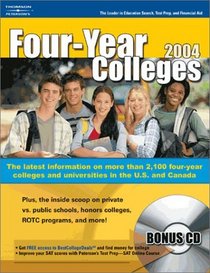 Four-Year Colleges 2004 (Peterson's Four Year Colleges)
