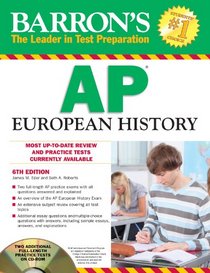 Barron's AP European History with CD-ROM, 6th Edition