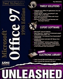 Paul McFedries' Microsoft Office 97: Professional Reference Edition (Unleashed)