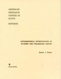 Archaeological Investigations at El-Hibeh 1980: Preliminary Report