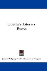 Goethe's Literary Essays