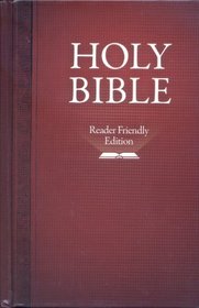 Holy Bible Reader Friendly Edition