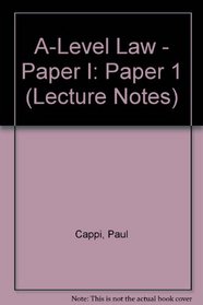 A Level Paper (Lecture Notes)