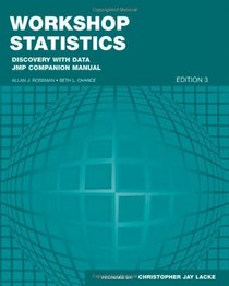 Workshop Statistics: Discovery with Data, JMP Companion Manual