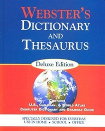 Webster's Dictionary and Thesaurus, Deluxe Edition
