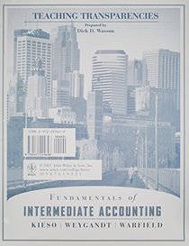 Fundamentals of Intermediate Accounting, Teaching Transparencies