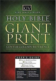 KJV Classic Giant Print Center-Column Reference Bible
