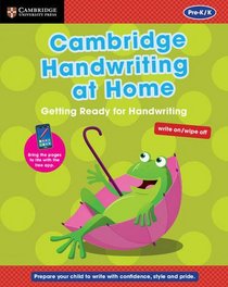 Cambridge Handwriting at Home: Getting Ready for Handwriting (Penpals for Handwriting)