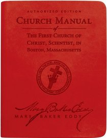 Church Manual of The First Church of Christ, Scientist, red Vivella