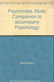 Psychnotes Study Companion to accompany Psychology