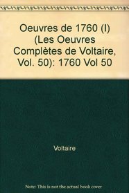 The Complete Works of Voltaire: 1760 v.50 (VA) (French Edition) (Vol 50)