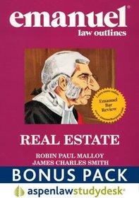 Emanuel Law Outlines Real Estate: AspenLaw Studydesk Bonus Pack (Print and Access Card Bundle)