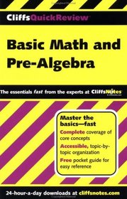 Basic Math and Pre-Algebra (Cliffs Quick Review)