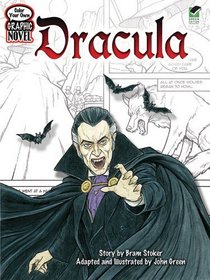 Color Your Own Graphic Novel DRACULA