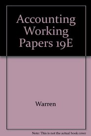 Accounting Working Papers 19E