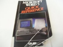 Microsoft WORD 5 Quick Reference (Que quick reference series)