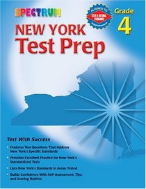 Spectrum New York Test Prep, Grade 4 (Test Prep)