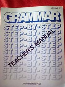 Grammar Step by Step Teachers Manual