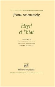 Hegel et l'État (Ancien prix éditeur : 47.00  - Economisez 50 %)