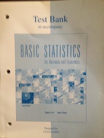 Test Bank: TB Basic Statistics Business & Economics