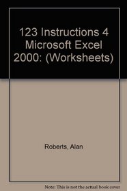 123 Instructions 4  Microsoft Excel 2000 (Worksheets)