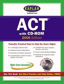 Kaplan ACT 2006 with CD-ROM (Kaplan Act (Book & CD-Rom))