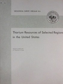 Thorium resources of selected regions in the United States