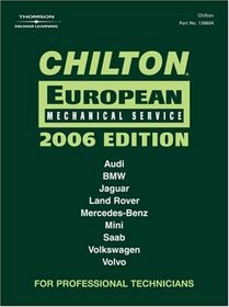 Chilton 2006 European Mechanical Service Manual (Chilton's European Service Manual)
