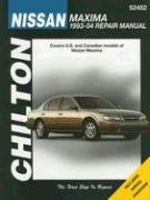 Nissan Maxima--1993 through 2004: Updated to include information on 1999 through 2004 models (Chilton's Total Car Care Repair Manual)