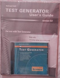 Test Generator CD-ROM with User's Guide for McDougal Littell 