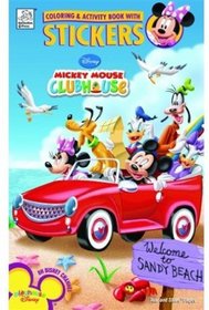 Disney Mickey's Club House: Welcome to Sandy Beach Coloring & Activity Book with Stickers (Disney Mickey Mouse Clubhouse)