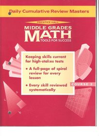 Daily Cumulative Review Masters Middle Grades Math Course 2