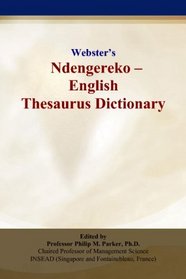 Websters Ndengereko - English Thesaurus Dictionary