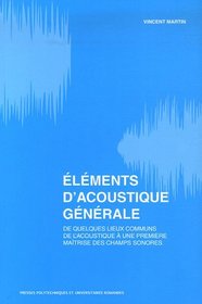 Elements d'acoustique generale (French Edition)