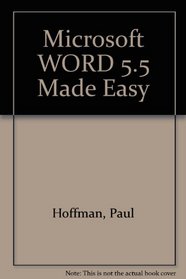 Microsoft WORD 5.5 Made Easy